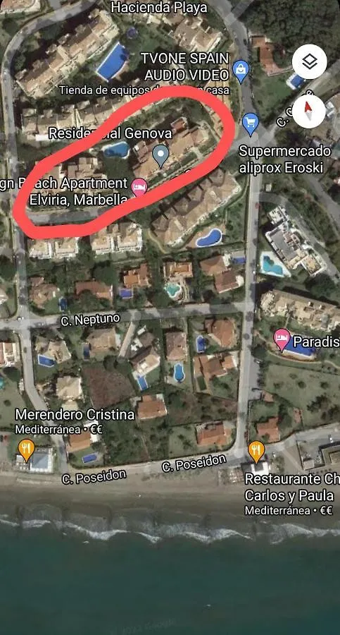 Marbella Junto Al Mar Con Gran Terraza Apartment